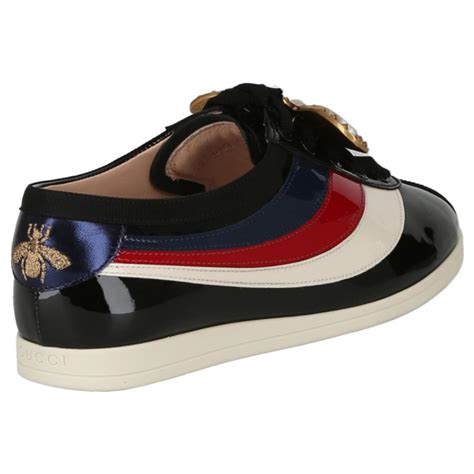 gucci falacer leather sneakers|Gucci leather sneakers sale.